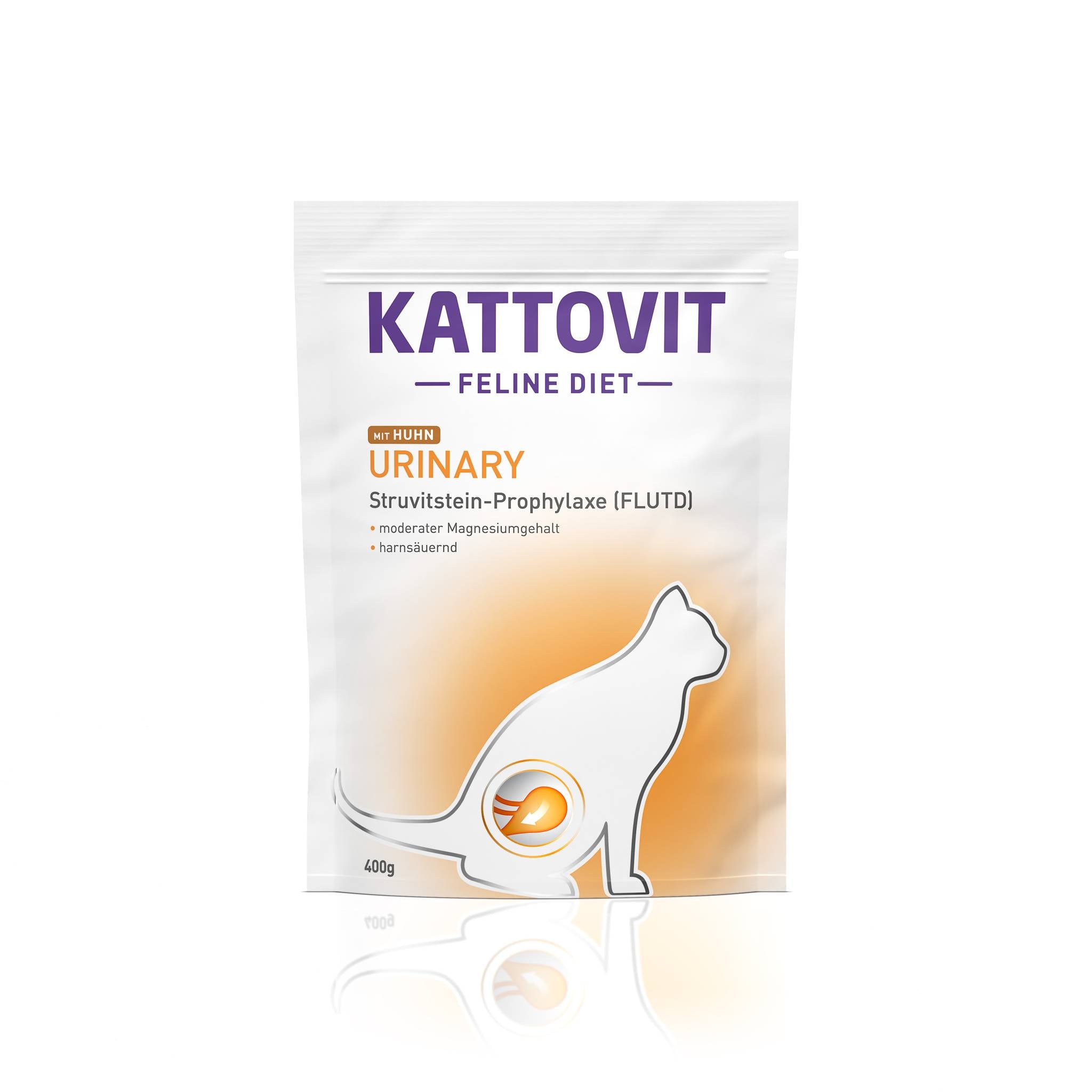 KATTOVIT Feline Diet Urinary Trockenfutter, 400 g, gegen Struvitsteine.
