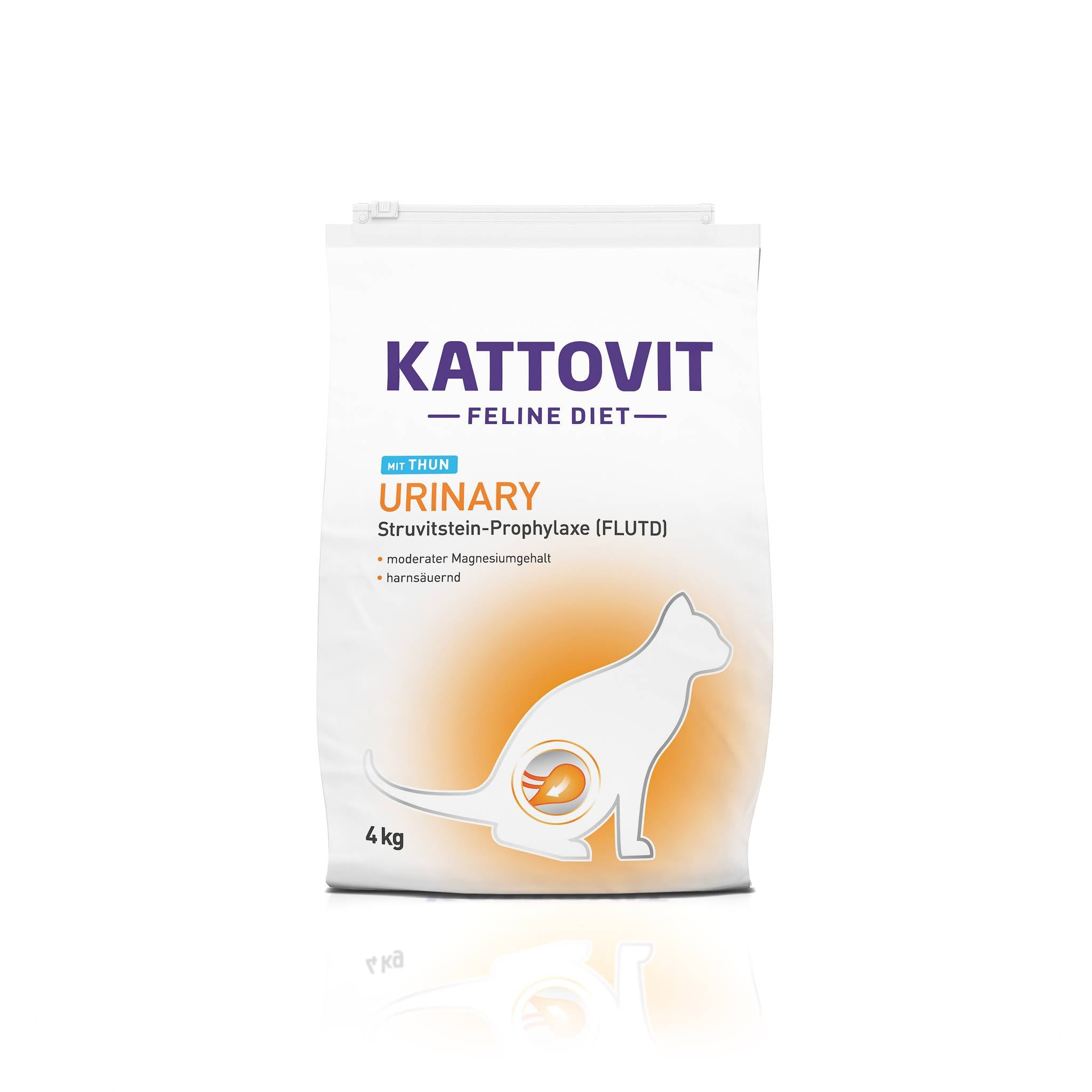 KATTOVIT Feline Diet Urinary Trockenfutter, 4 kg, gegen Struvitsteine.