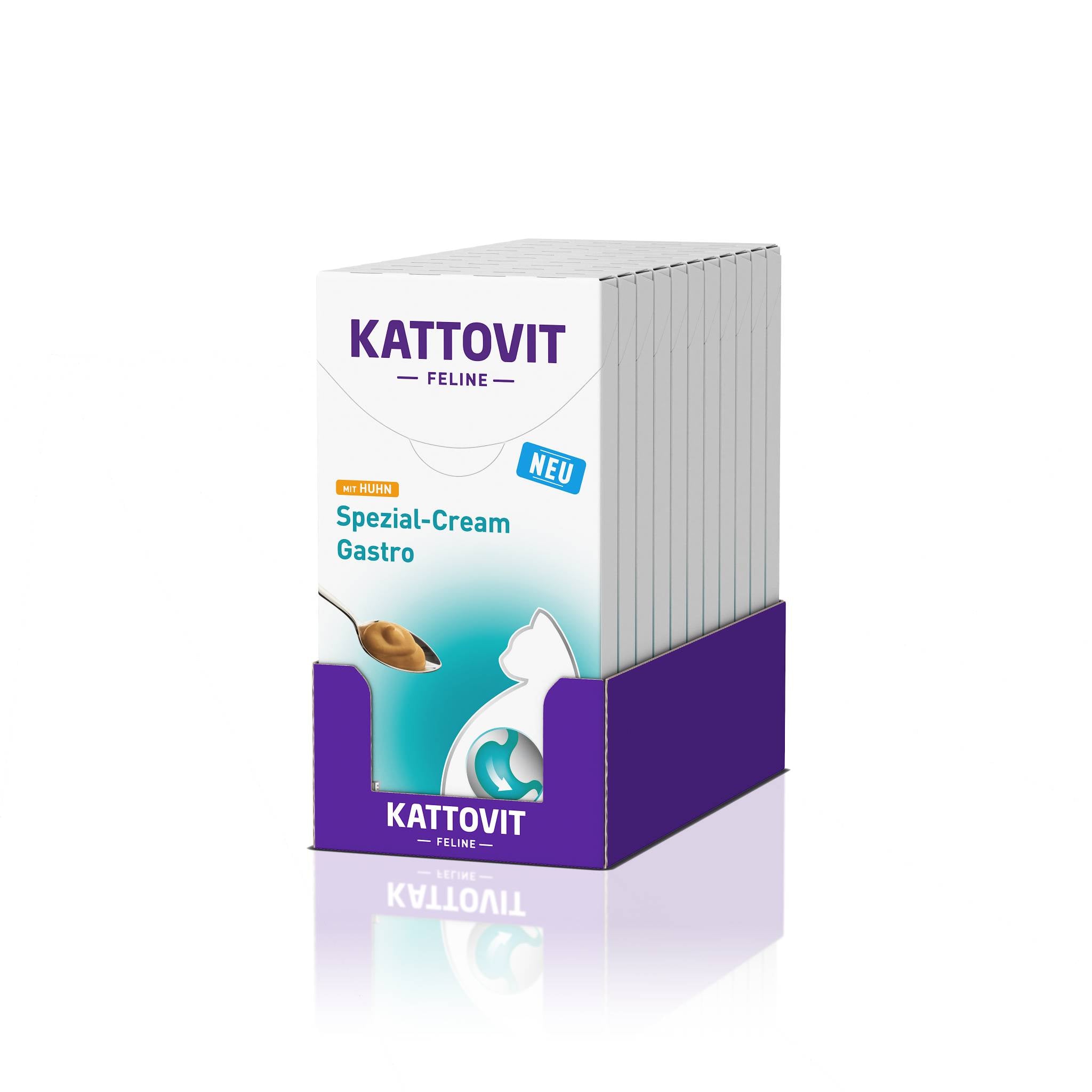 KATTOVIT Spezial-Cream Gastro mit Huhn in Einzelportionen.