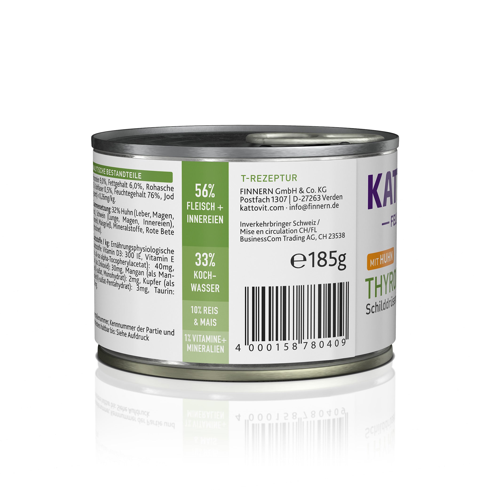 Wet food | Chicken | Can | 12 x 185g
