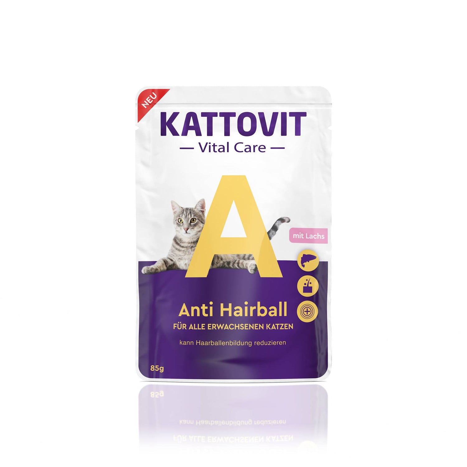 Nassfutter | Anti Hairball | Frischebeutel | 24 x 85g