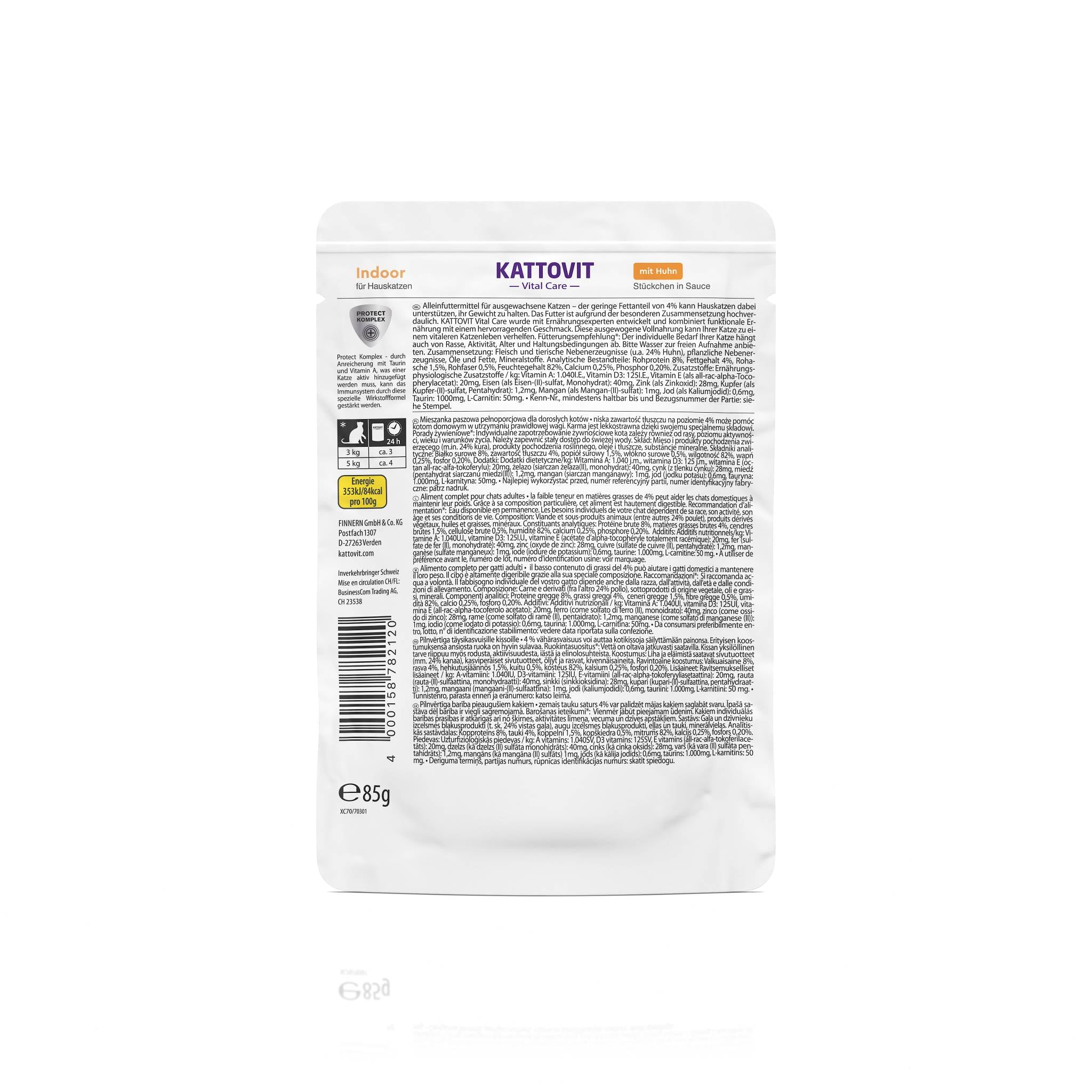 Wet food | Indoor | Fresh bag | 24 x 85g